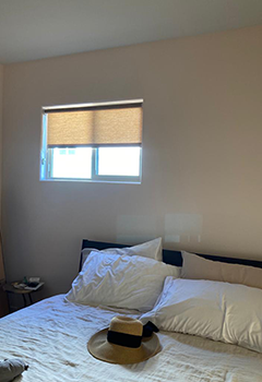 Custom Roller Shades for Bedroom in Bonita