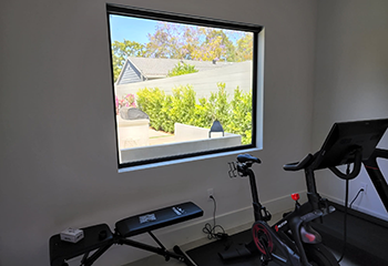 Sheer Window Shades for Home Gym, La Presa CA